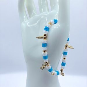 🌊Ocean Vibes🌊 clay bead bracelet